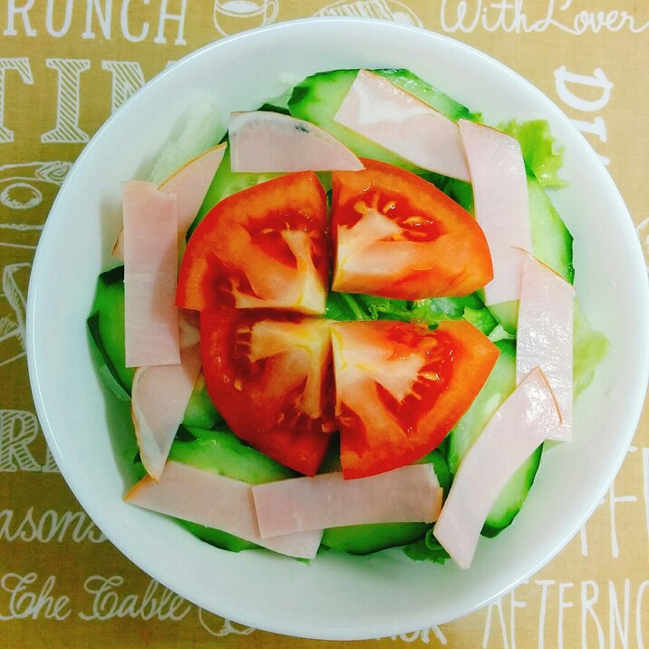 夕飯☆簡単トマトのサラダ